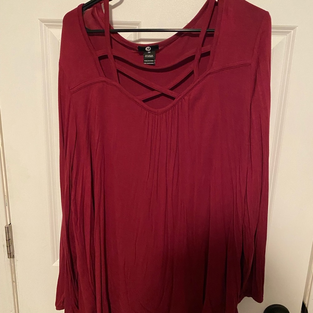 Maroon long sleeve